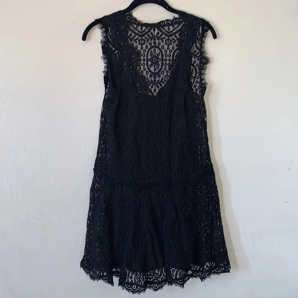 Free People Heart in Two Lace Minidress NWT Black Size XS - Picture 7 of 8